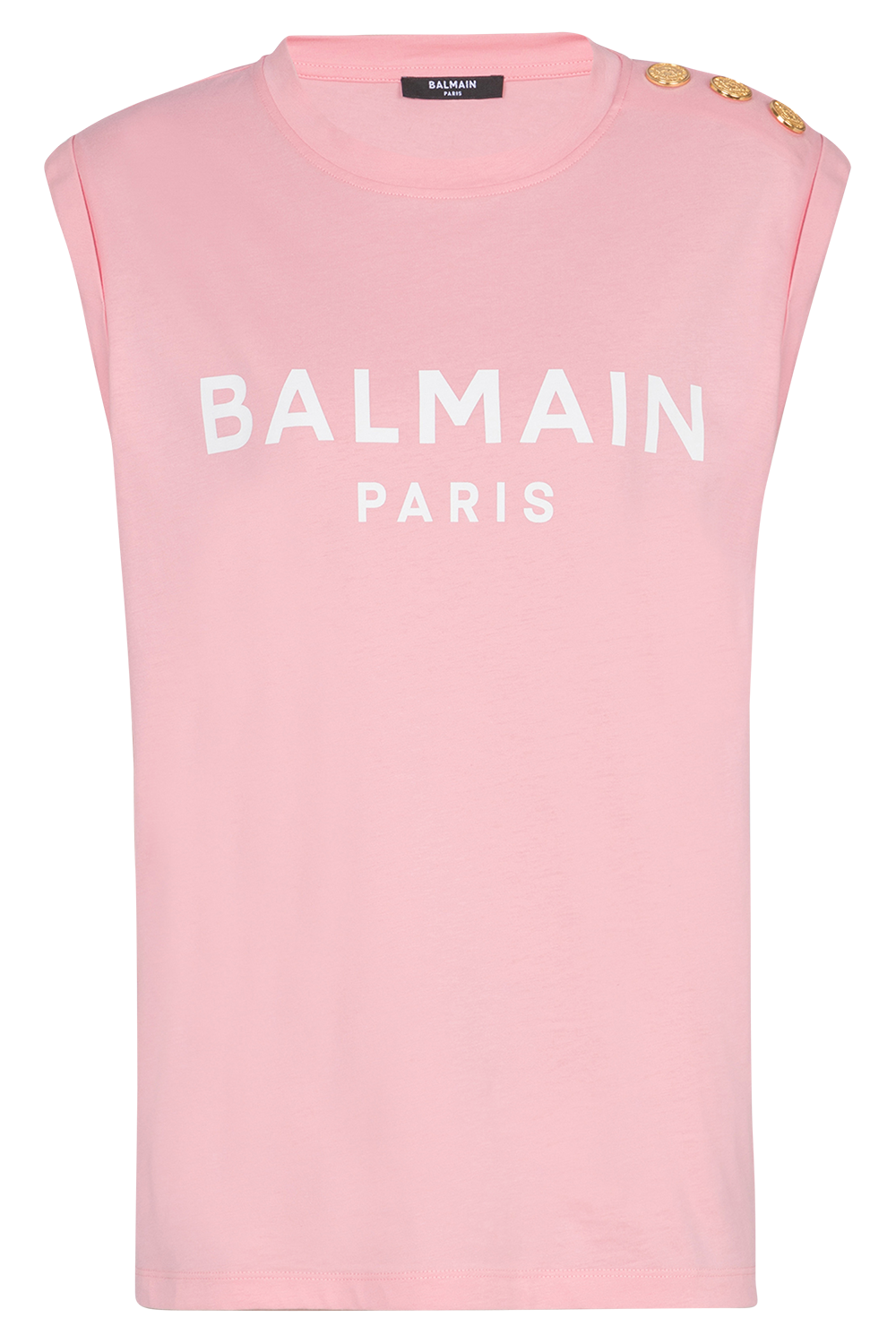 BALMAIN-Sleeveless Tank Top-