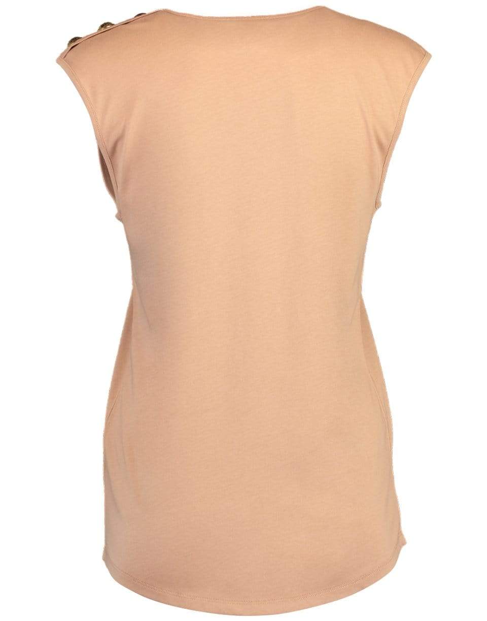 BALMAIN-Three Button Logo Tank Top-