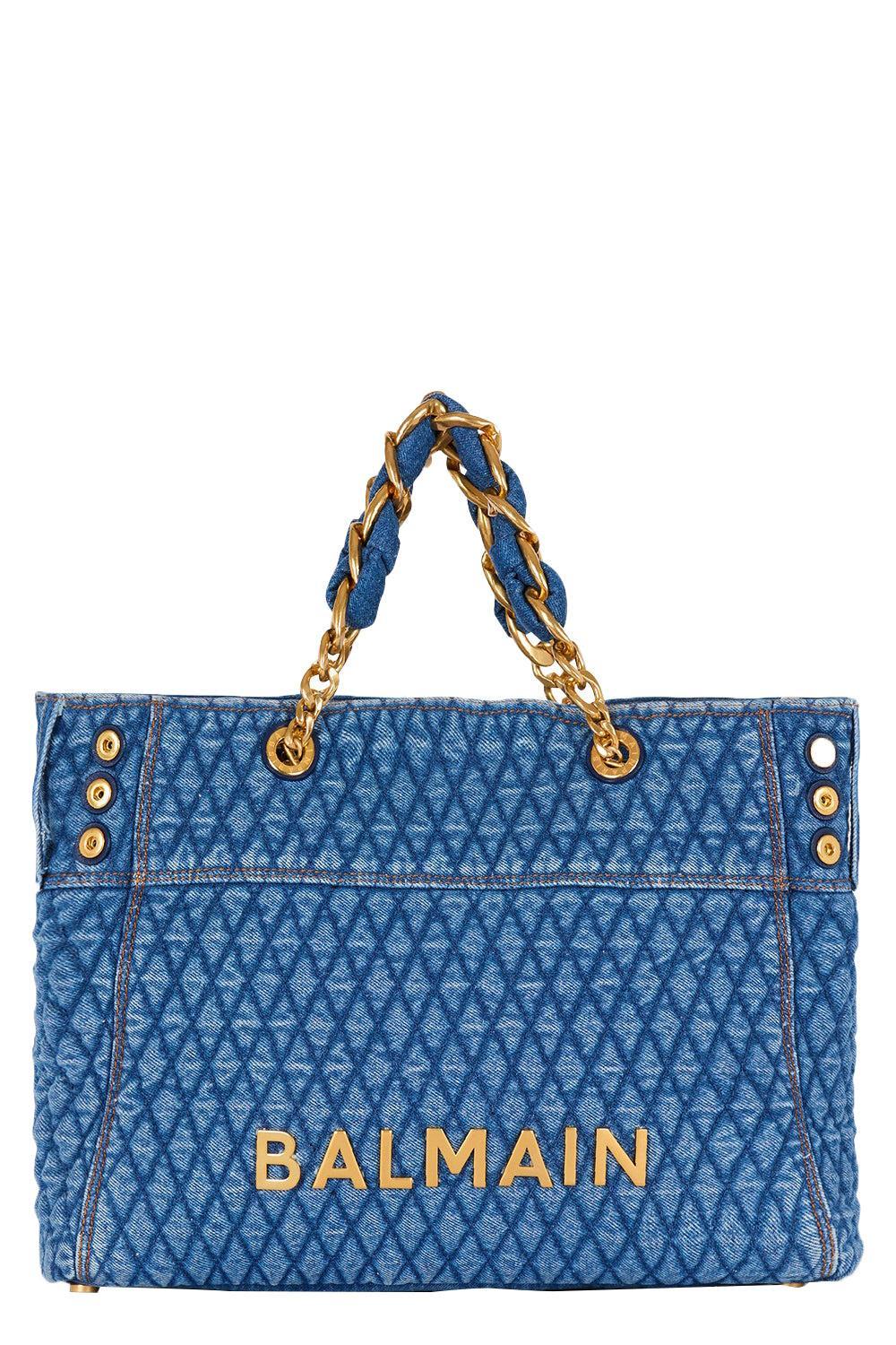 1945 Soft Tote Bag - Bleu Jean-BLEU JEAN-O/S-HANDBAGSHOULDER-BALMAIN