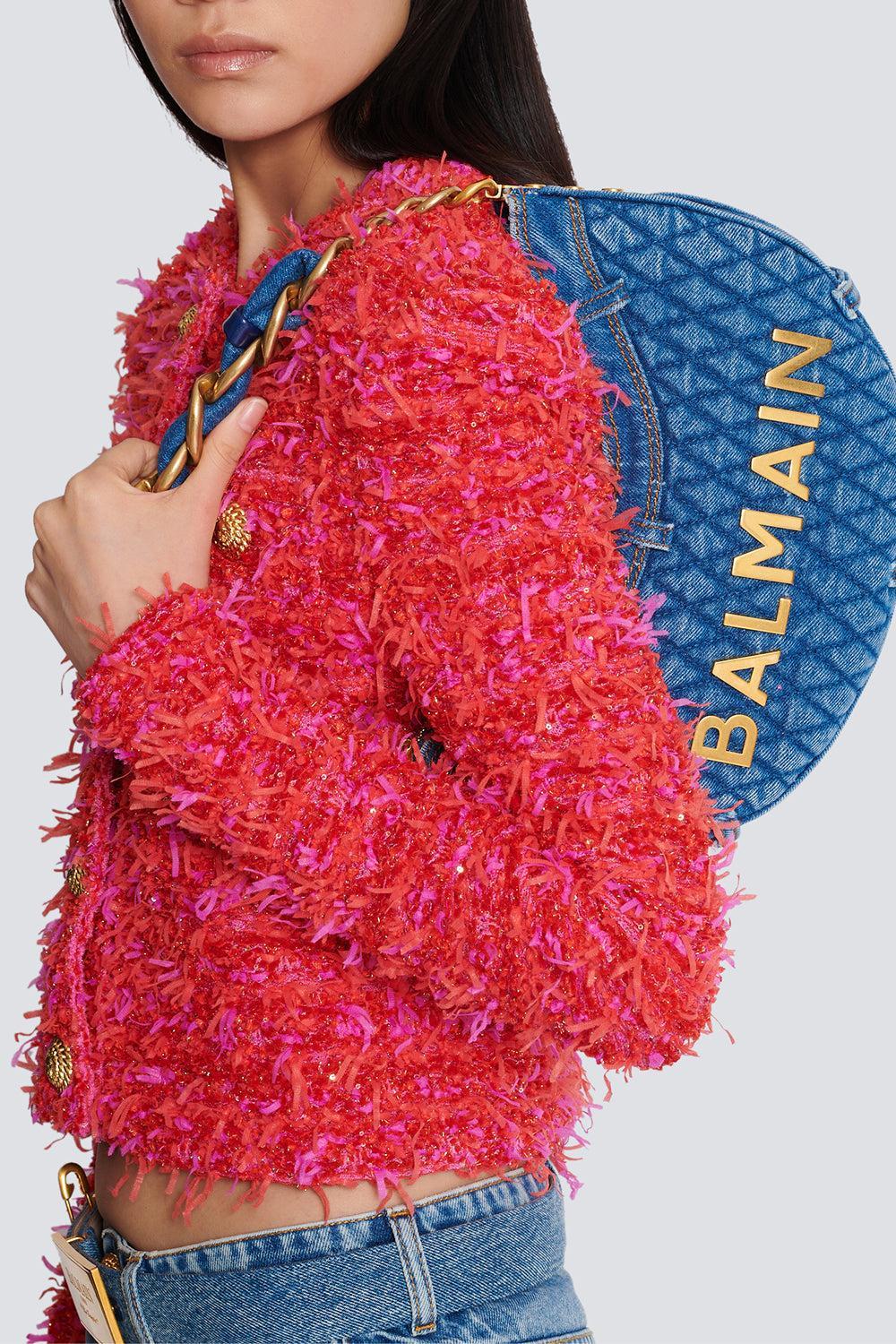 1945 Moon Bag - Bleu Jean-BLEU JEAN-O/S-HANDBAGSHOULDER-BALMAIN