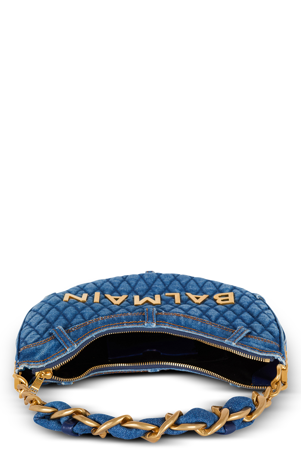 1945 Moon Bag - Bleu Jean-BLEU JEAN-O/S-HANDBAGSHOULDER-BALMAIN