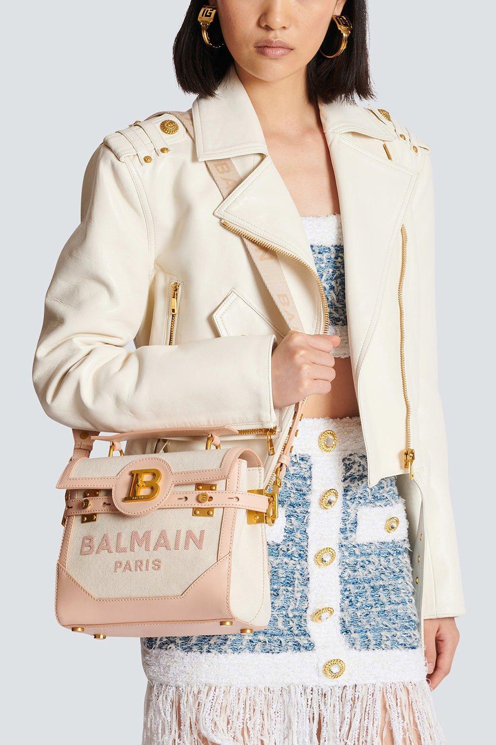 BALMAIN-B-Buzz 23 Bag - Creme Rose-CREAM/NUDE ROSE