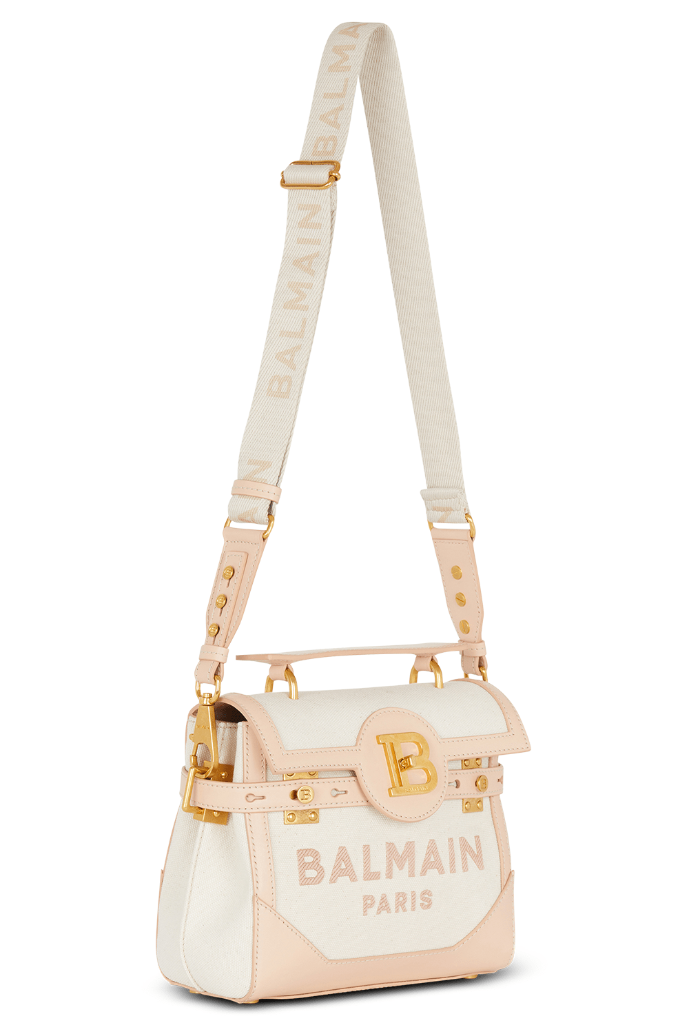 BALMAIN-B-Buzz 23 Bag - Creme Rose-CREAM/NUDE ROSE