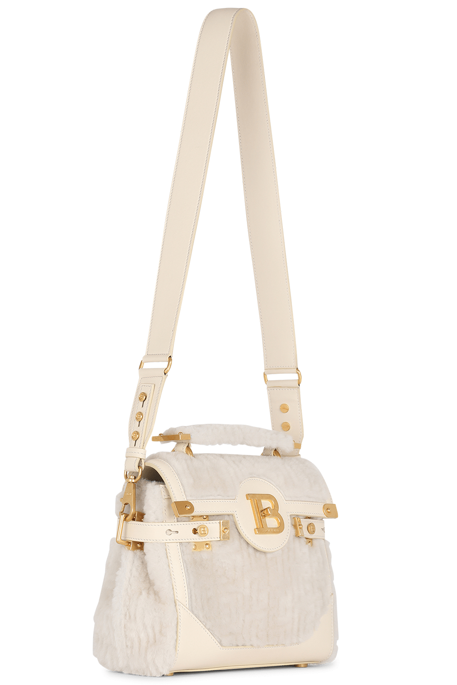 BALMAIN-Bbuzz 23 Bag - Naturel-NATUREL