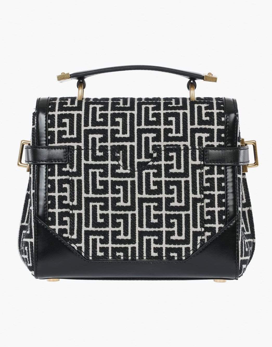 BALMAIN-Bicolor Jacquard B-Buzz 23 Bag-NIOR