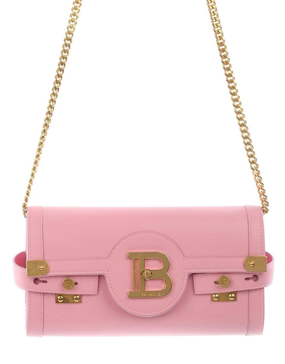 BALMAIN-B-Buzz 23 Pink Clutch-PINK