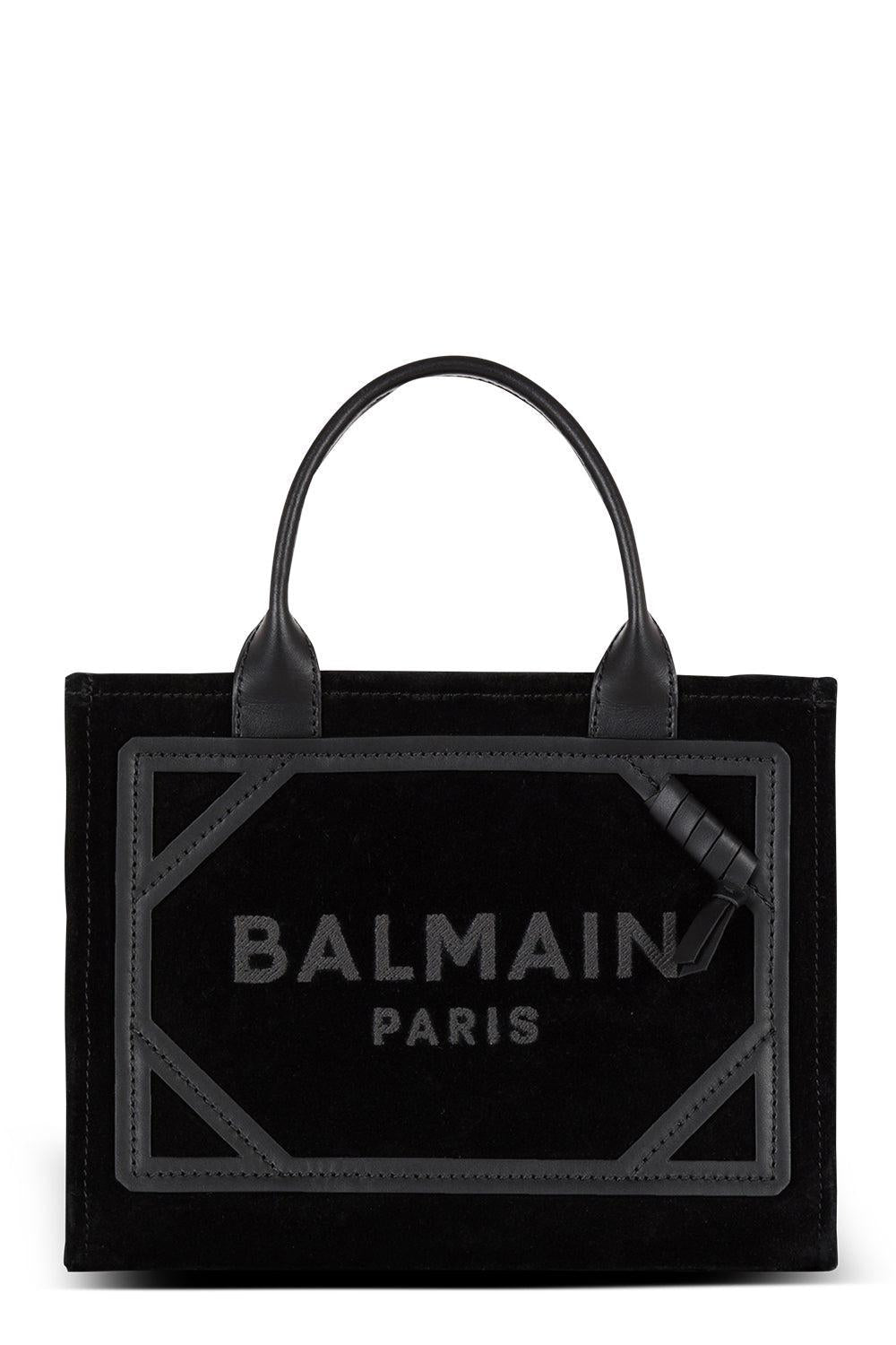 B-ARMY SHOPPER TOTE - NOIR-NOIR-O/S-HANDBAGSPECIALPOP UP-BALMAIN
