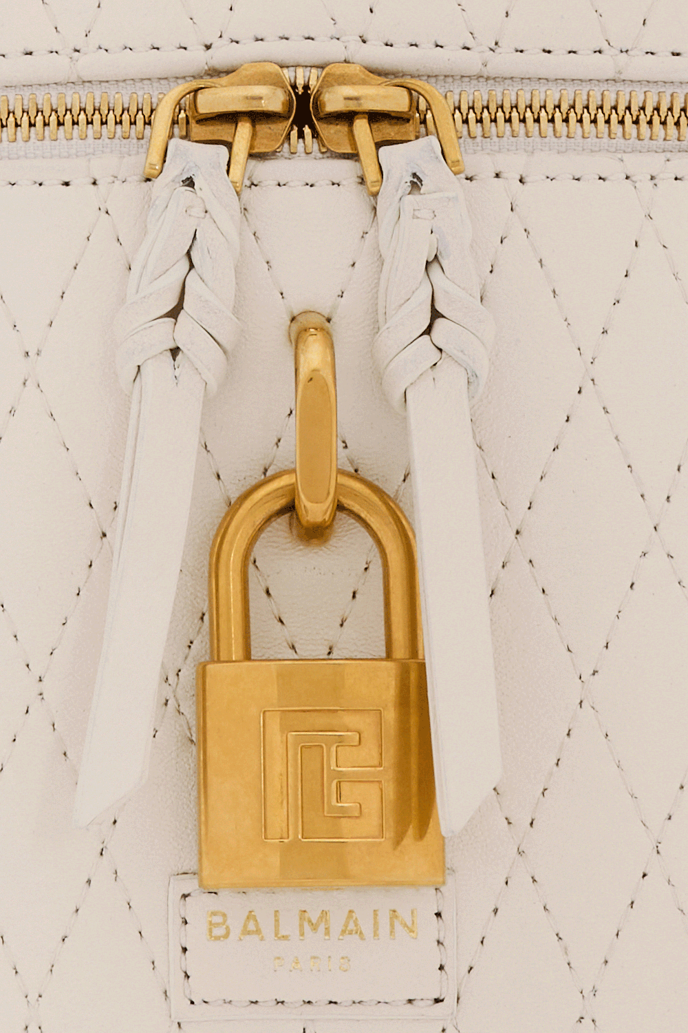 Pulse Vanity Bag-CREAM-HANDBAGTOP HANDLE-BALMAIN