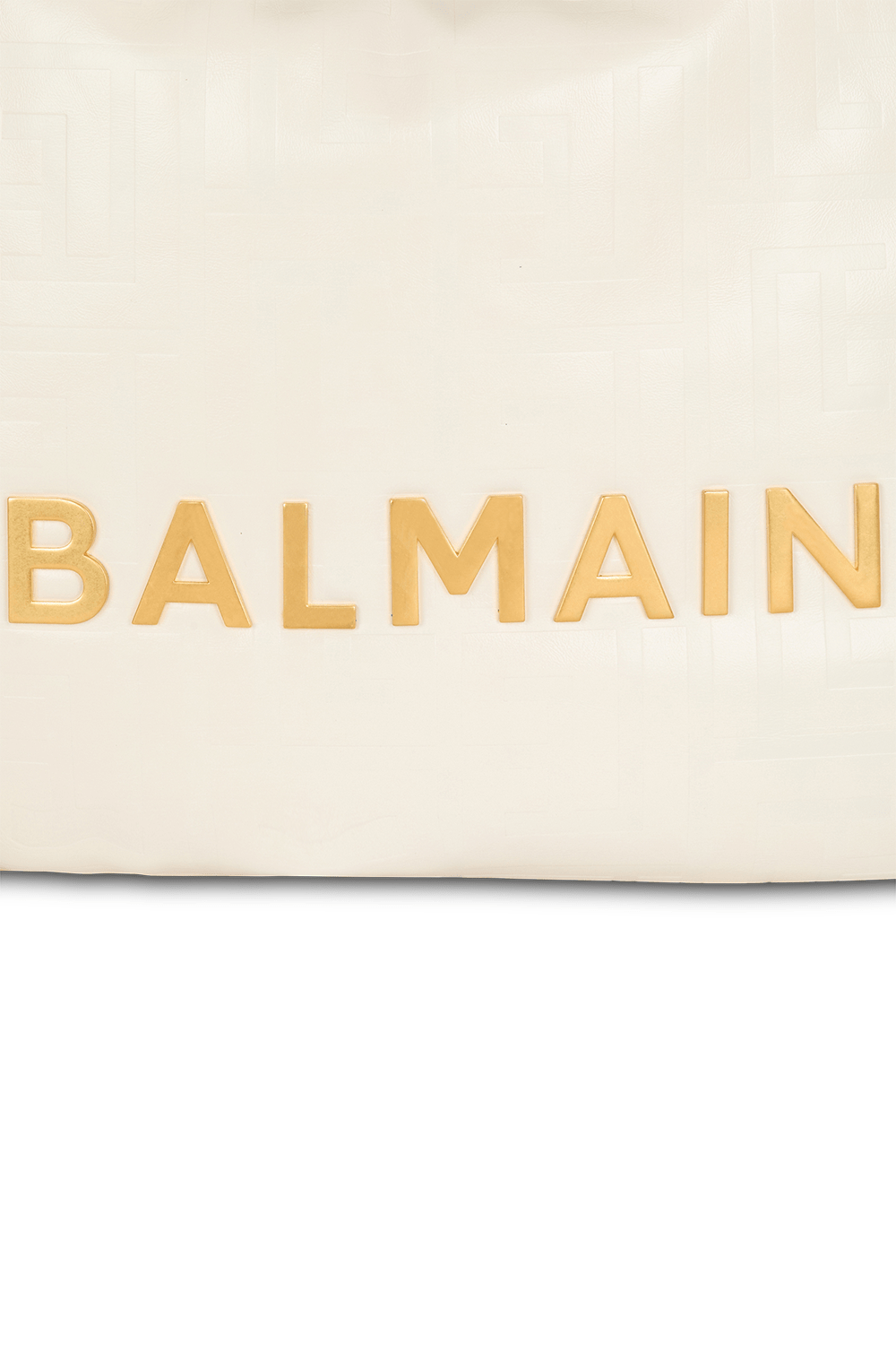 BALMAIN-1945 Hobo Bag-CREME