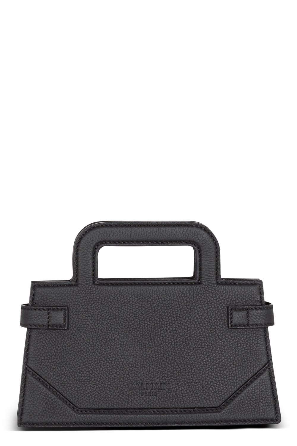 BALMAIN-B-Buzz Small Top Handle Bag-NOIR