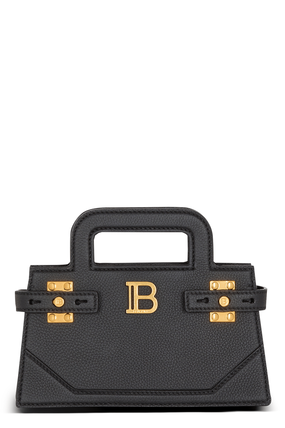 BALMAIN-B-Buzz Small Top Handle Bag-NOIR