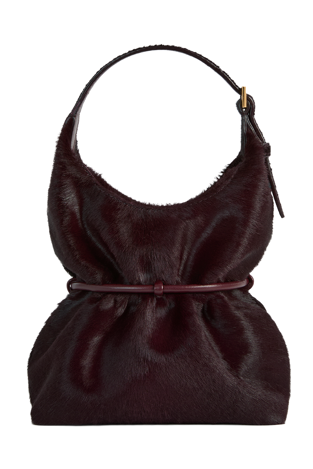 Sphynx Mini Pony Bag-RED-HANDBAGTOP HANDLE-BALMAIN