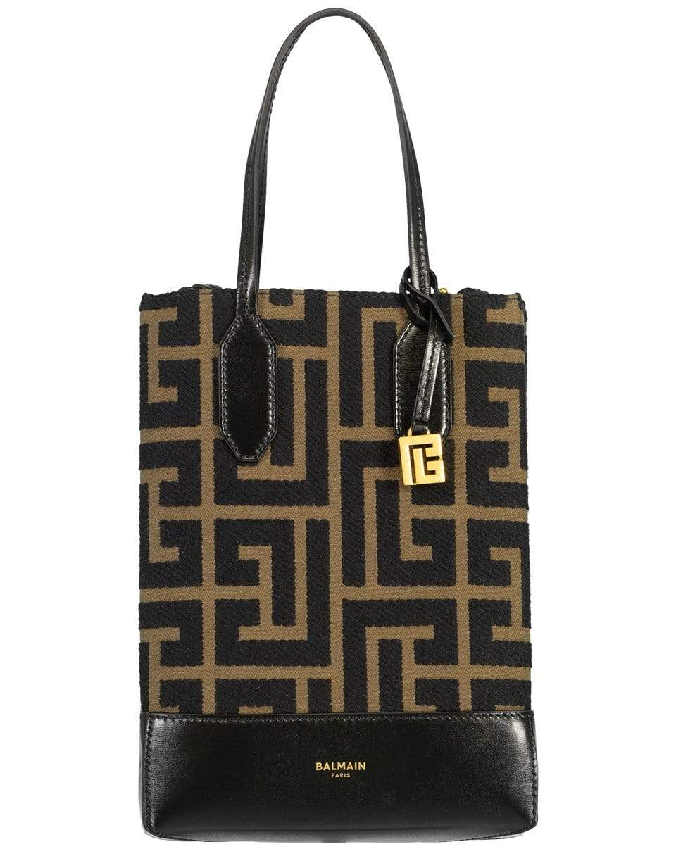 BALMAIN-Balmain Shopping Bag S-Maxi-KAKINOIR
