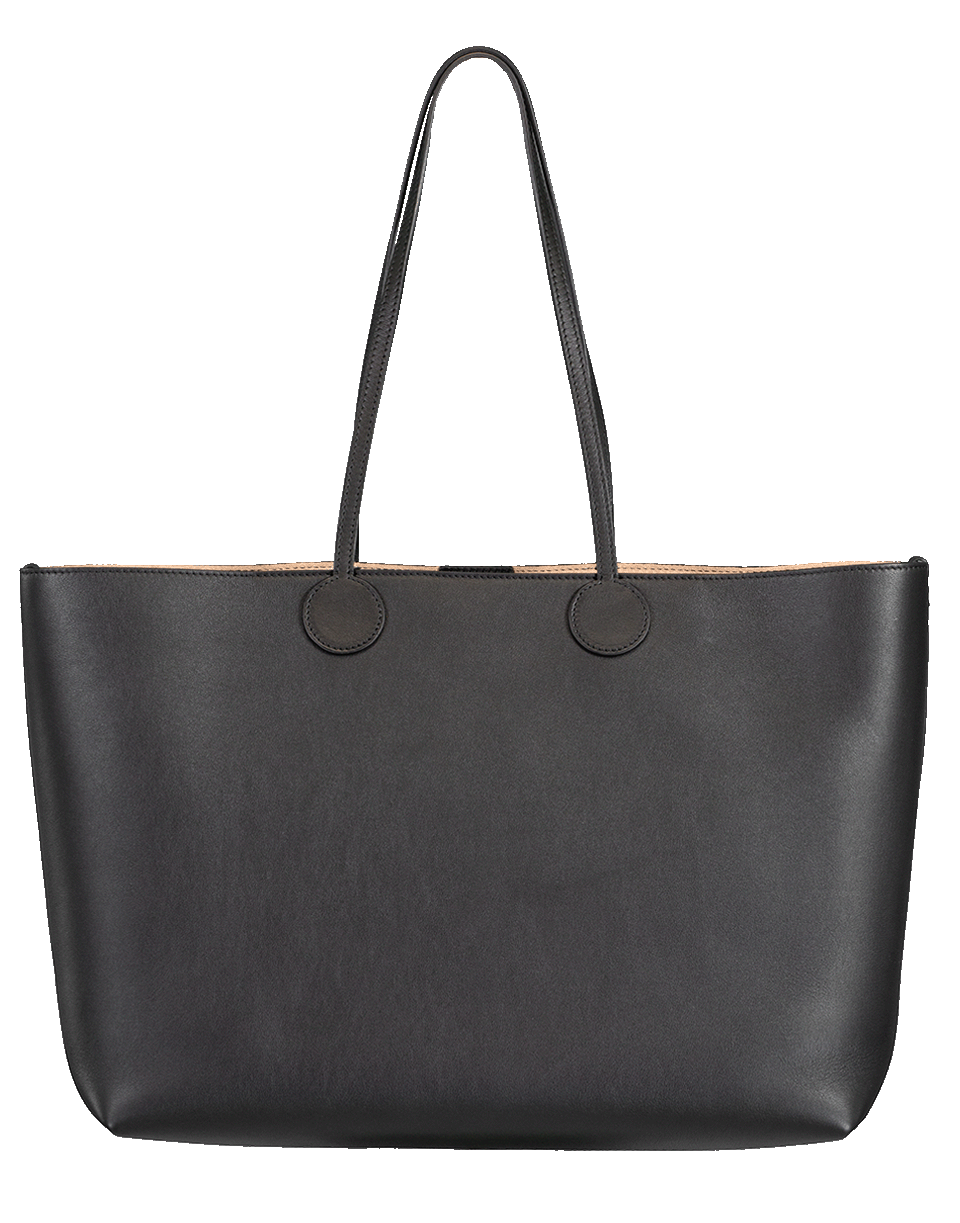 BALMAIN-Medium Bicolor Shopping Tote-NOIR/WHT