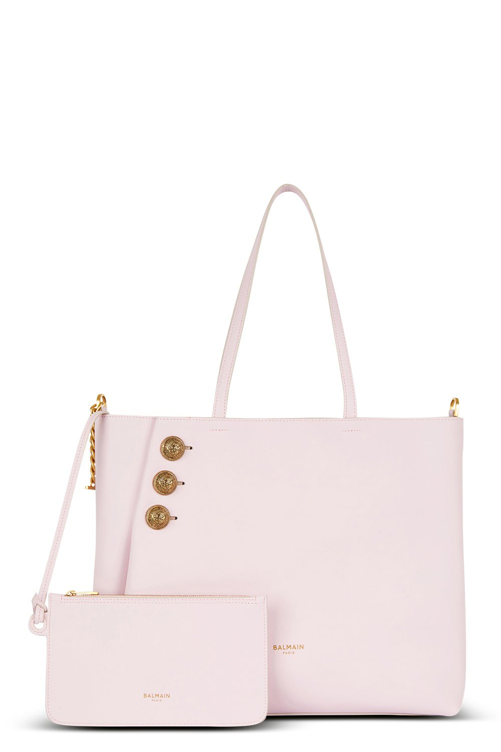 BALMAIN-Embleme Tote Bag - Rose Pale-RSE PALE