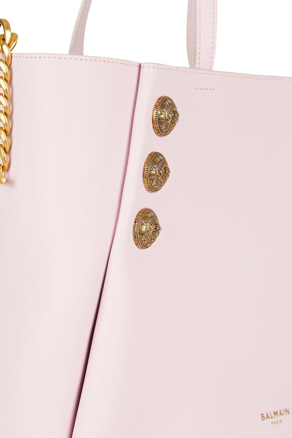 BALMAIN-Embleme Tote Bag - Rose Pale-RSE PALE