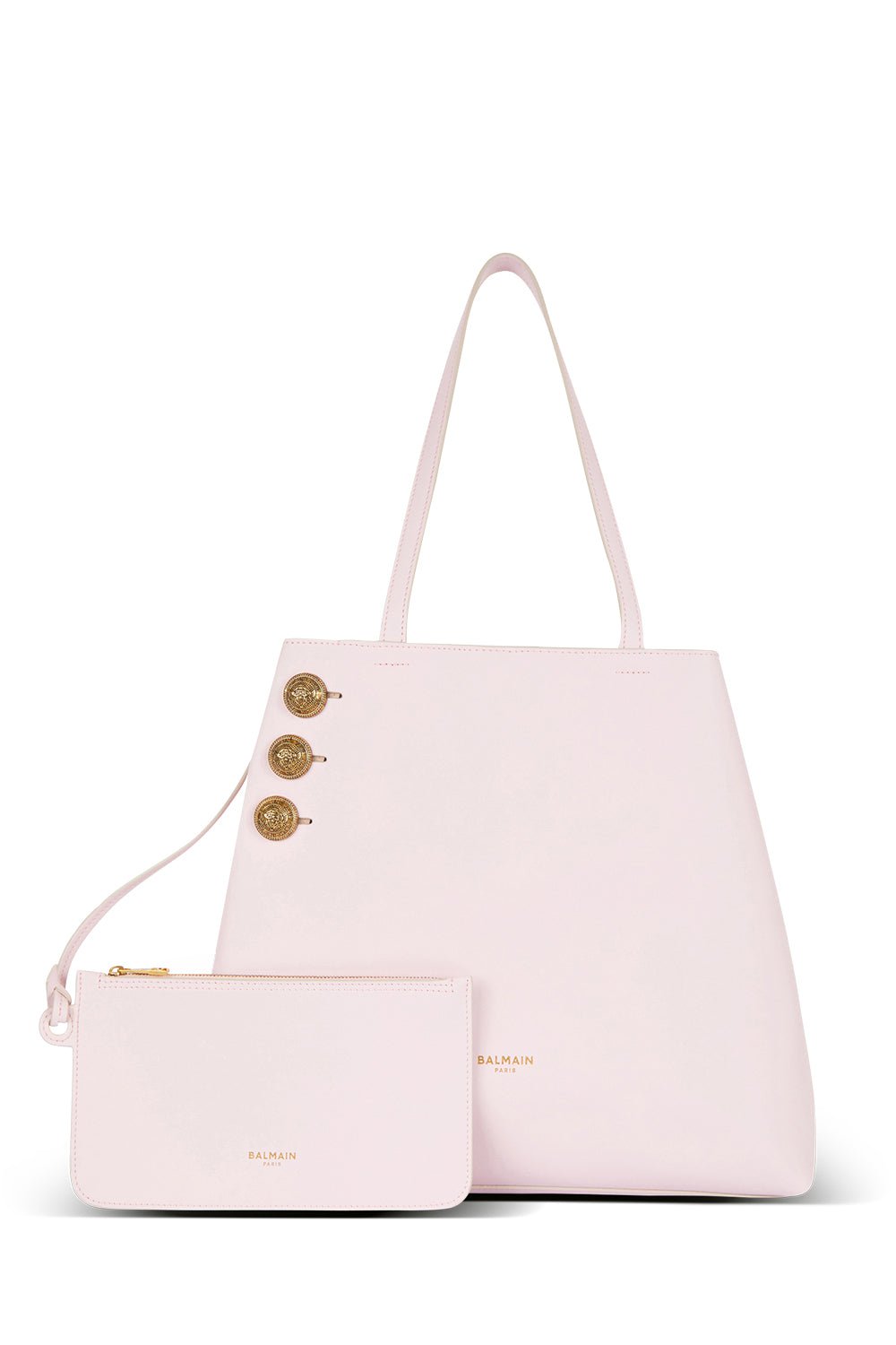 BALMAIN-Embleme Tote Bag - Rose Pale-RSE PALE
