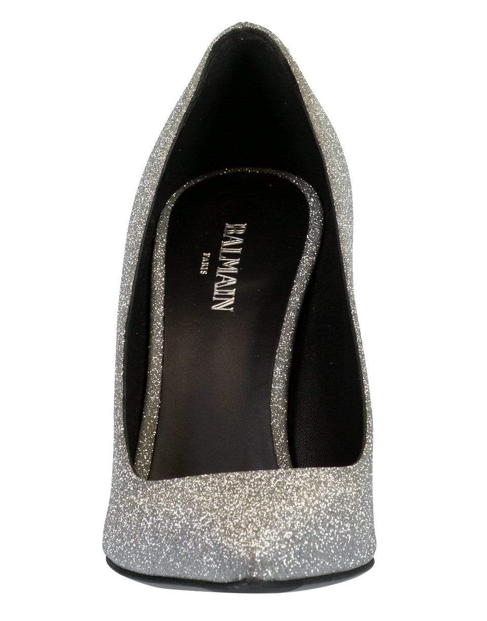 BALMAIN-Daphne Metallic Pointy Toe Pump-