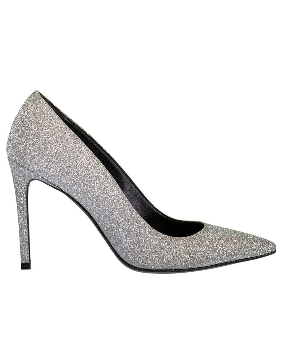 BALMAIN-Daphne Metallic Pointy Toe Pump-