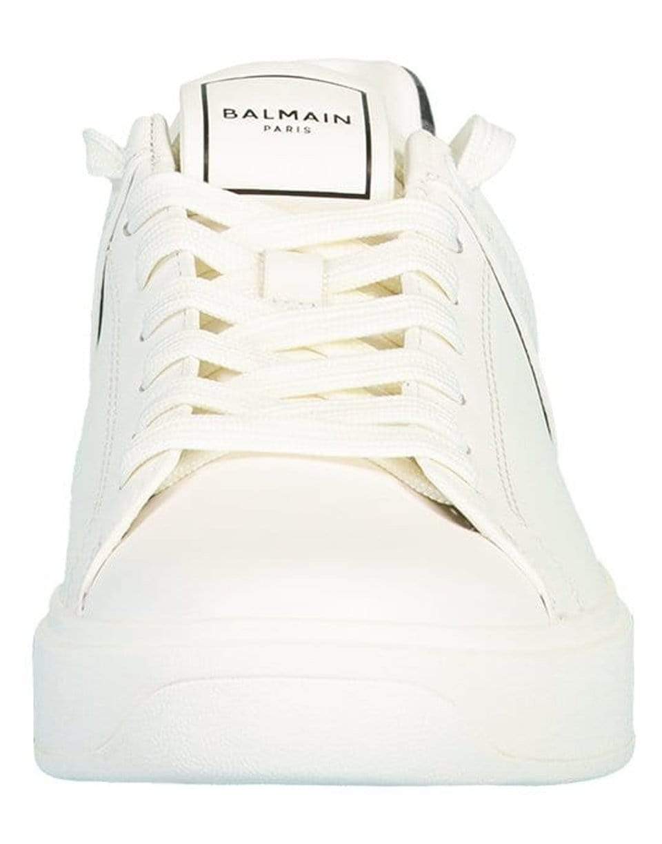 BALMAIN-B Court Low Top Gingham Sneakers-