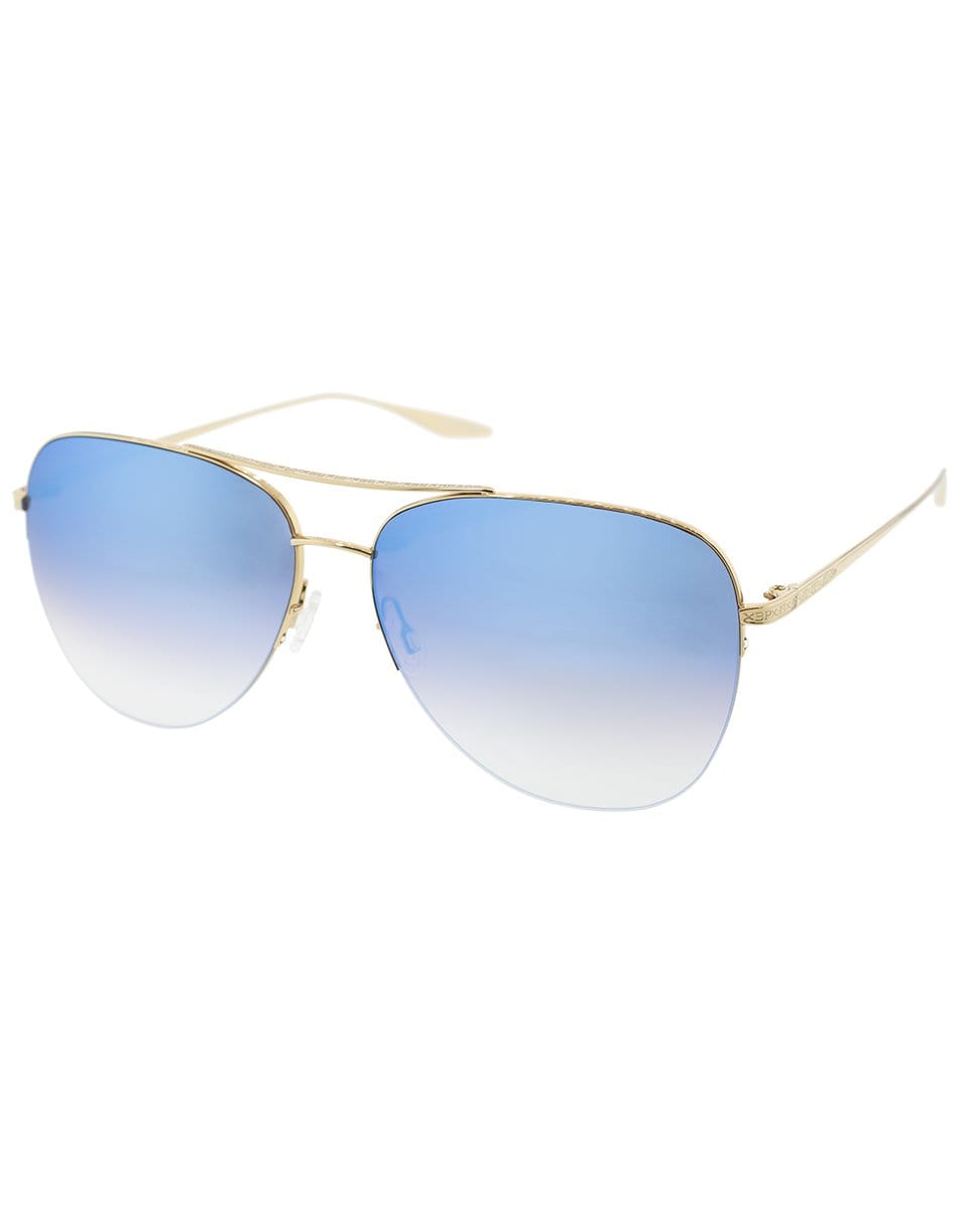 BARTON PERREIRA-Chevalier Mirror Sunglasses-GLD/ARCT