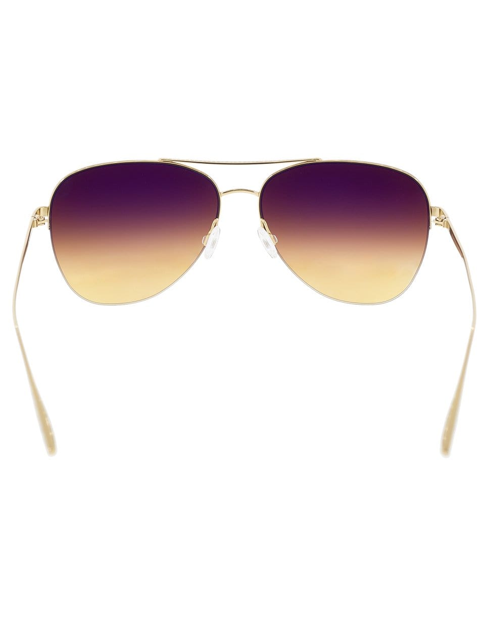 BARTON PERREIRA-Chevalier Mirror Sunglasses-GLD/ARCT