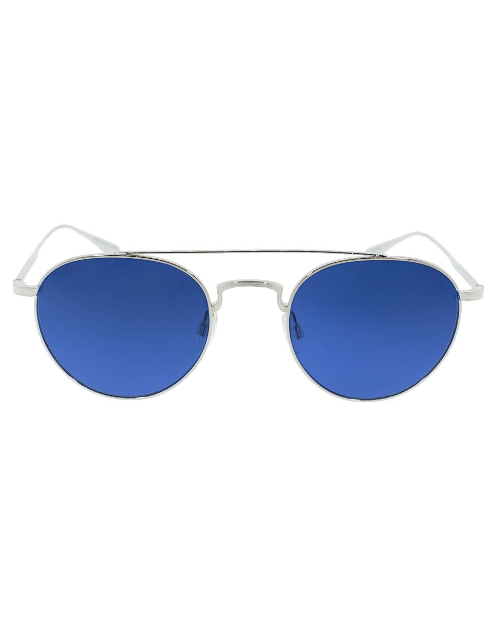 BARTON PERREIRA-Vashon Sunglasses-NVY/SLVR