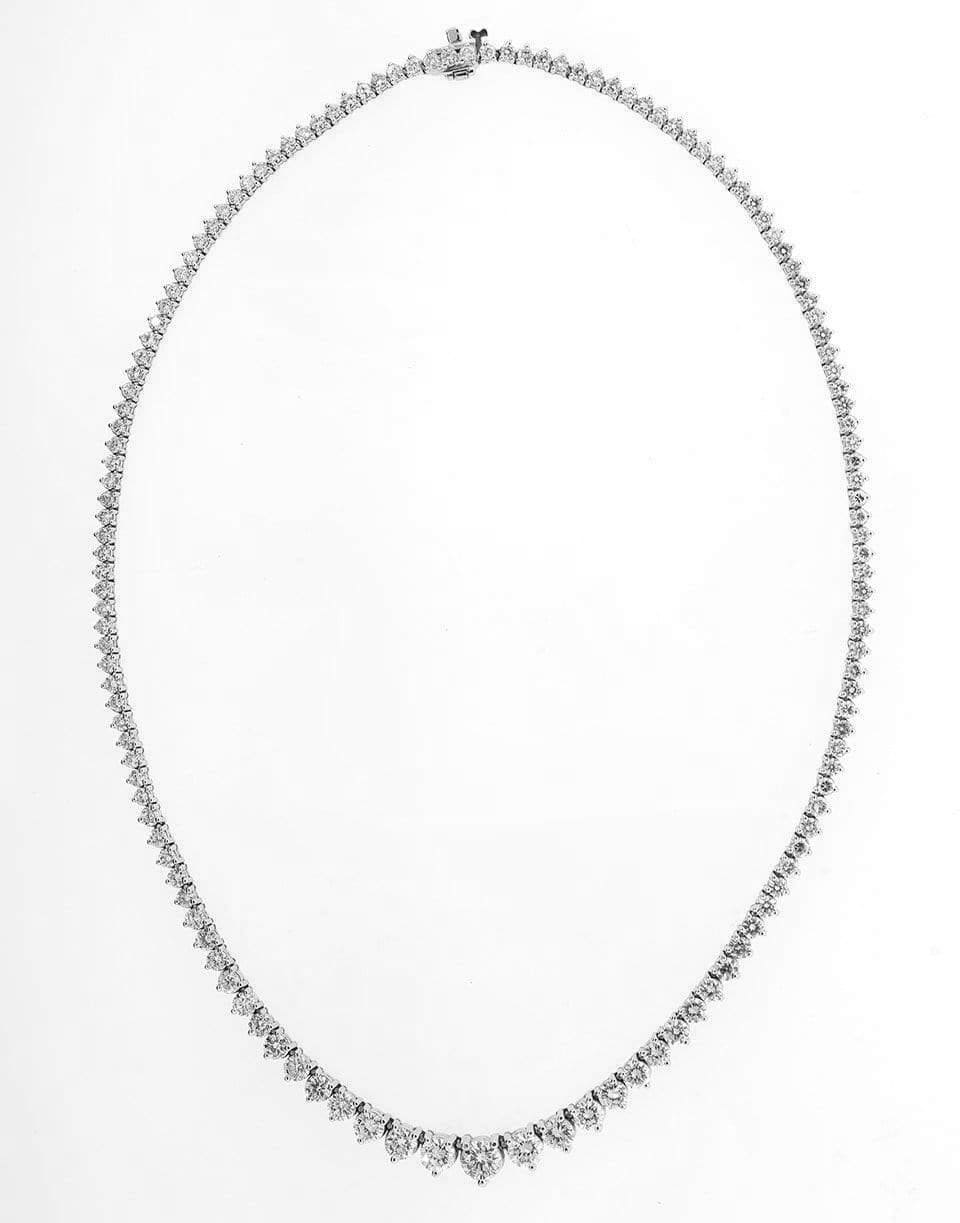 BAYCO-Diamond Riviera Necklace-WHITE GOLD
