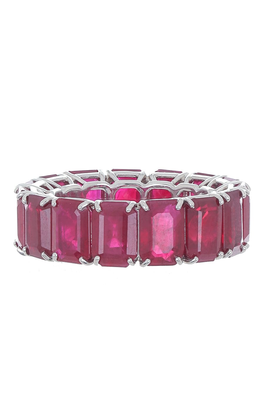 BAYCO-Burma Ruby Eternity Band-PLAT