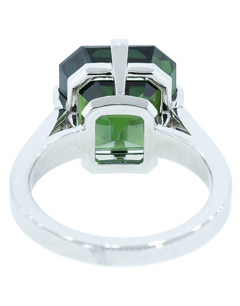 BAYCO-Green Sapphire Ring-PLATINUM