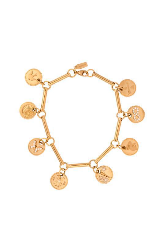 Multi Tenet Story Element Bracelet-YELLOW GOLD-JEWELRYFINE JEWELBRACELET O-FOUNDRAE