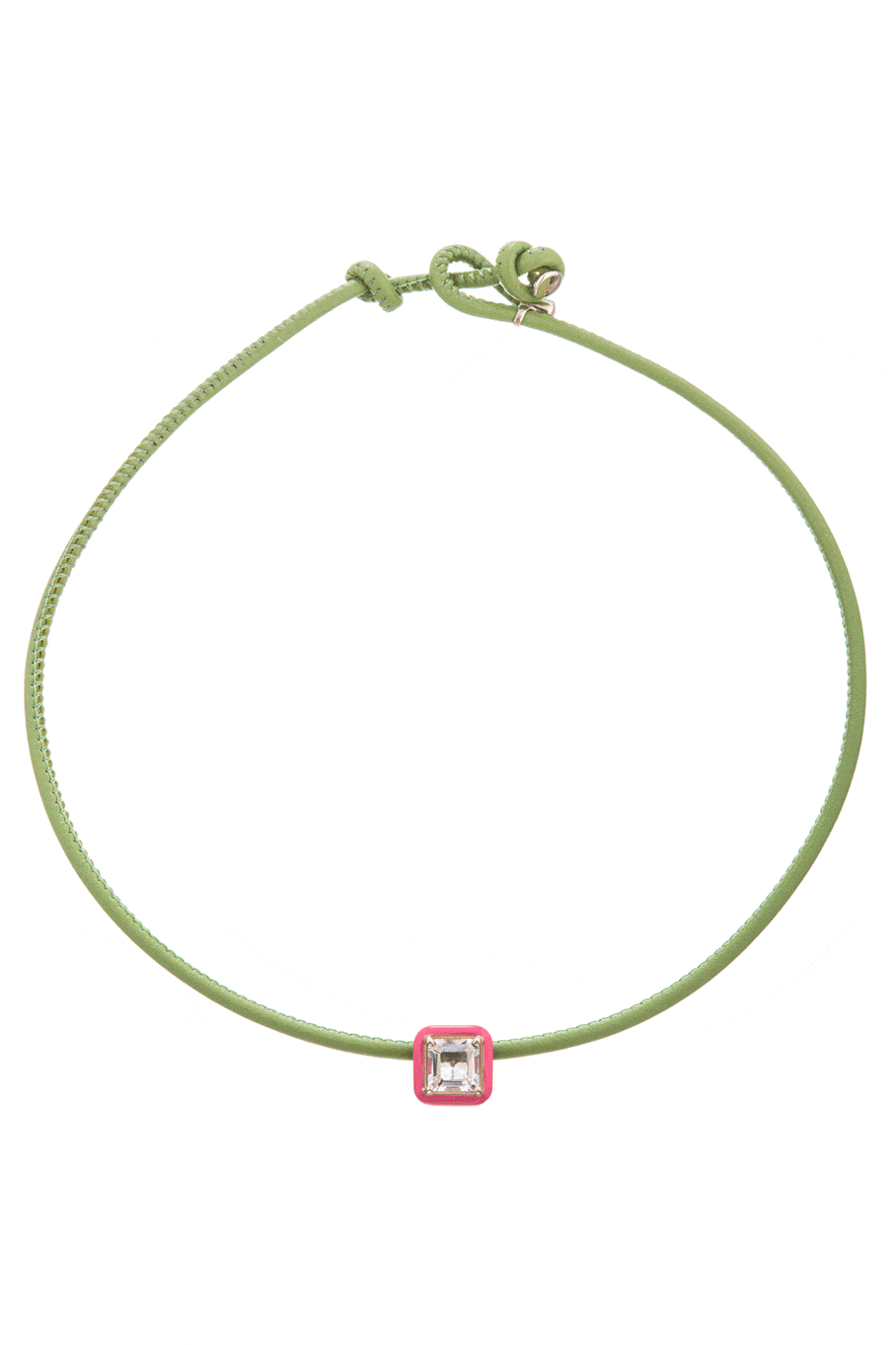 BEA BONGIASCA-Rock Crystal Candy Pop Choker Necklace-YELLOW GOLD