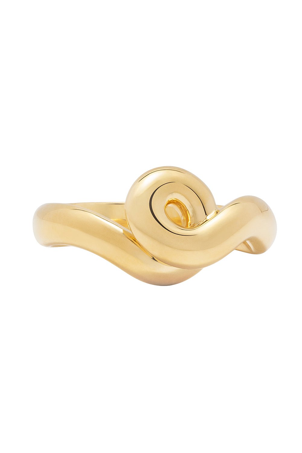 BEA BONGIASCA-Jumbo Wave Ring-YELLOW GOLD