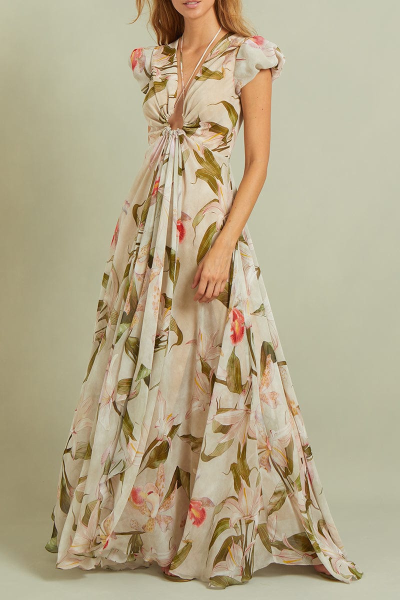 BEATRIZ CAMACHO-Pompai Maxi Dress-