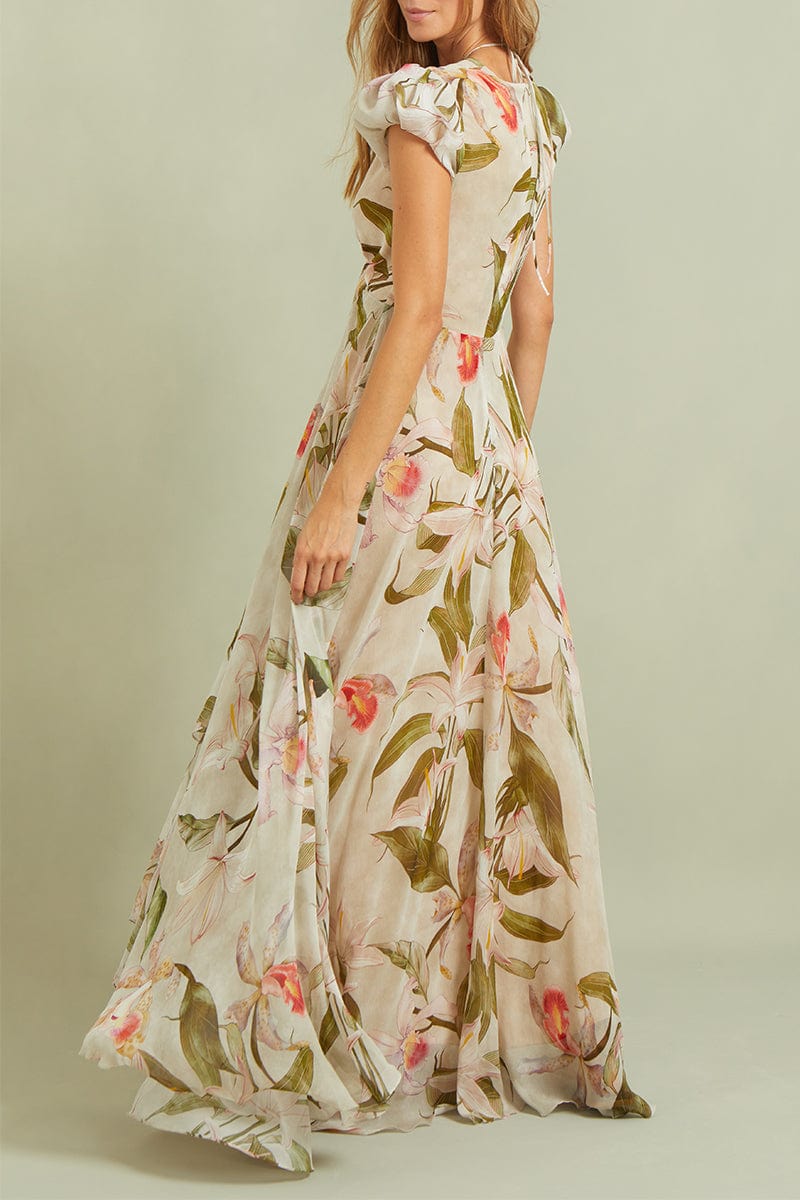 BEATRIZ CAMACHO-Pompai Maxi Dress-