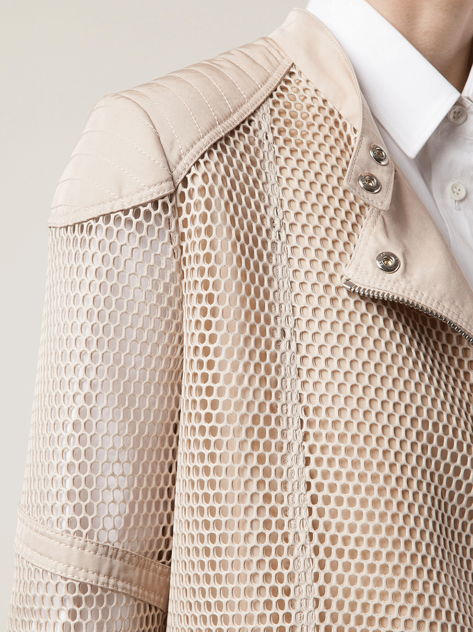 BELSTAFF-Techno Mesh Perforated Coat-