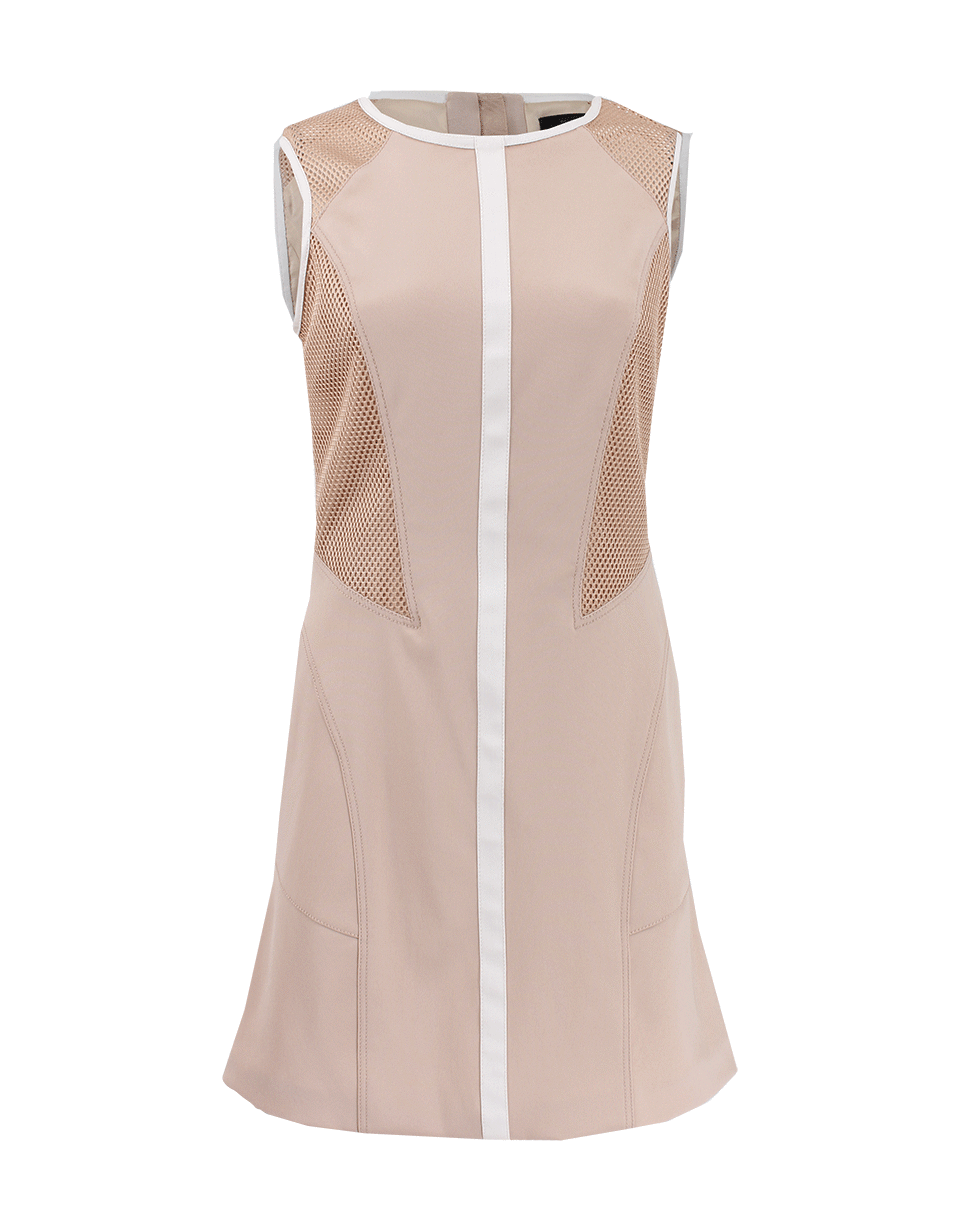 BELSTAFF-Mesh Insert Back Zip Dress-