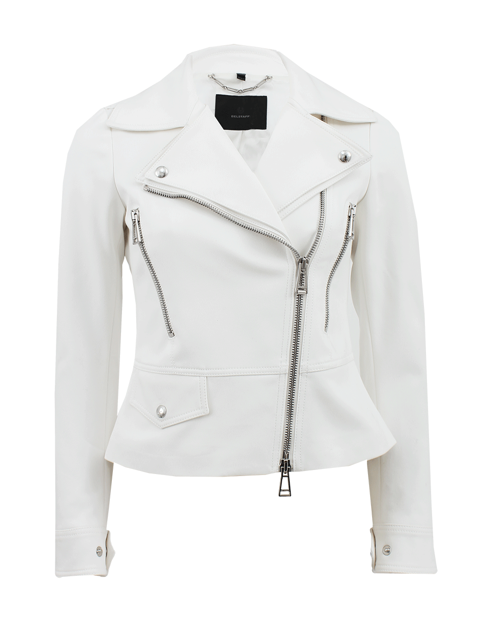BELSTAFF-Long Sleeve Zip Sporty Moto Jacket-