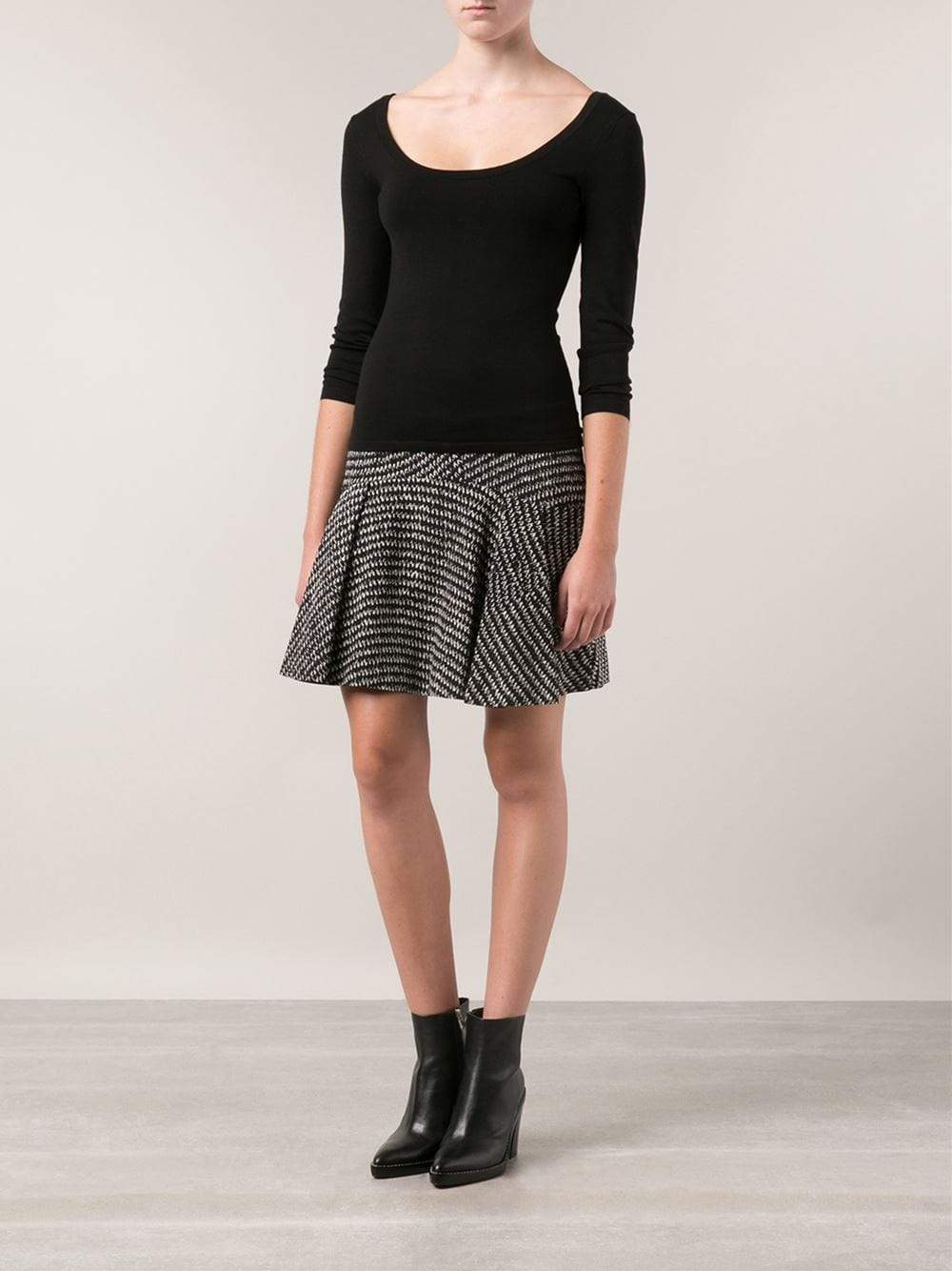 BELSTAFF-Whitley Fit And Flare Skirt-