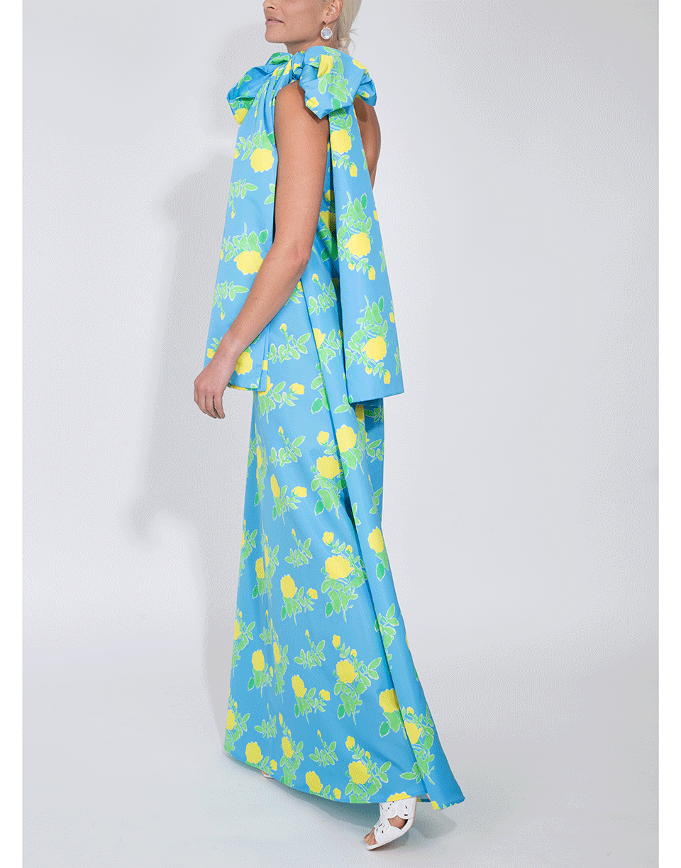 BERNADETTE-One Shoulder Winnie Bow Dress-