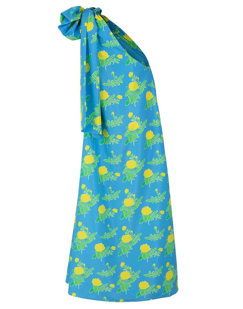 BERNADETTE-One Shoulder Winnie Bow Dress-