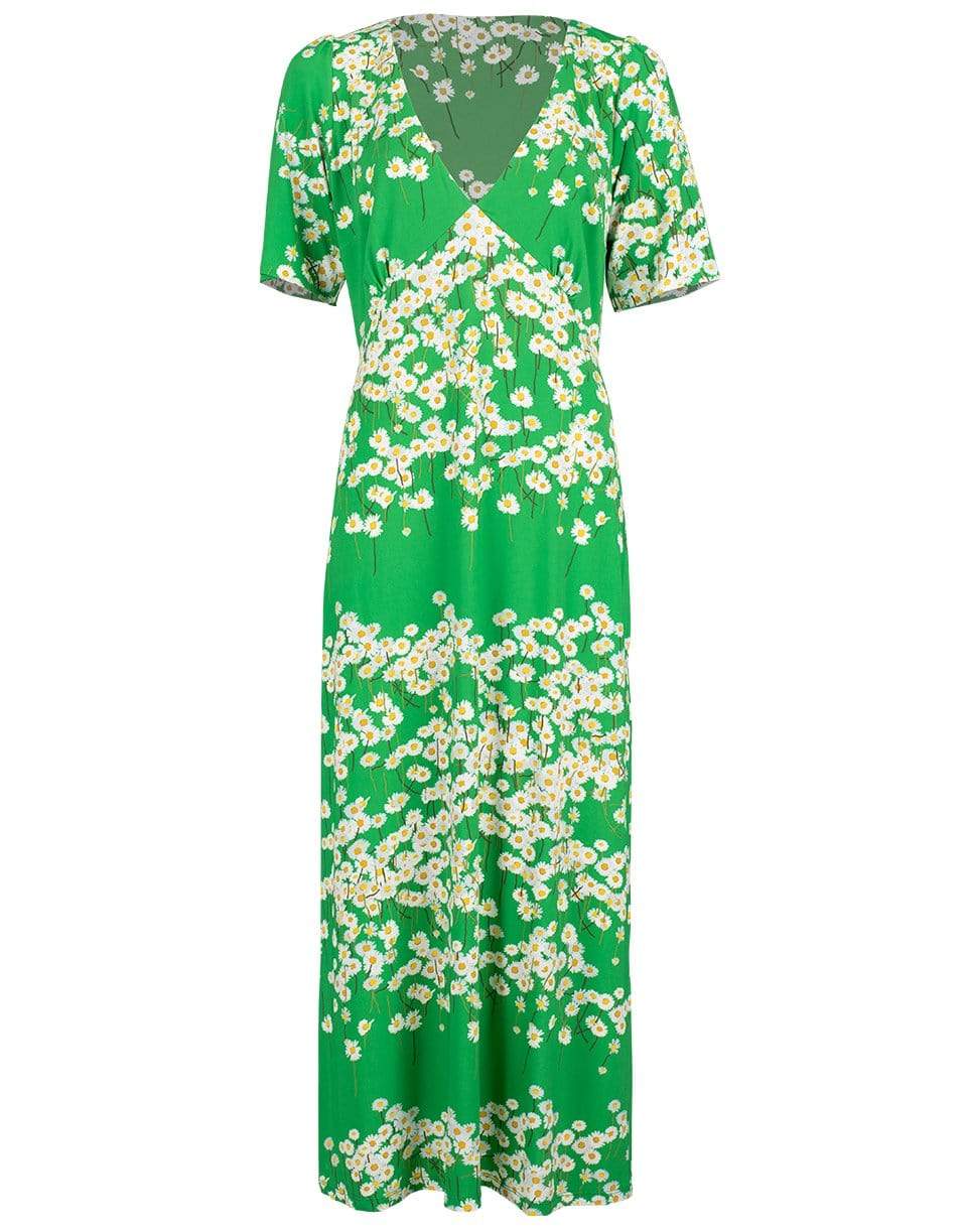 BERNADETTE-Deep V-Neck Chrissy Dress-