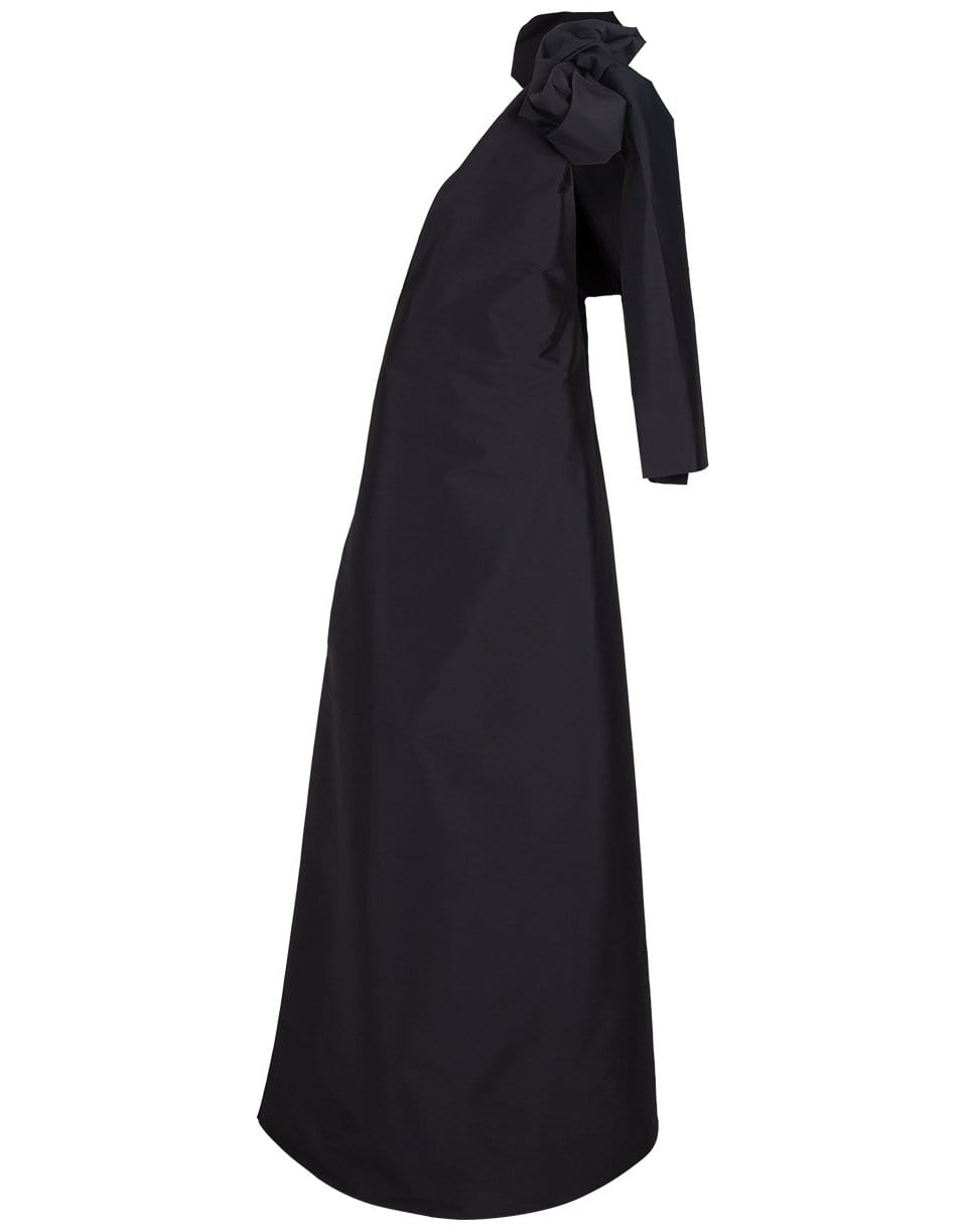 BERNADETTE-One Shoulder Taffeta Winnie Bow Dress-