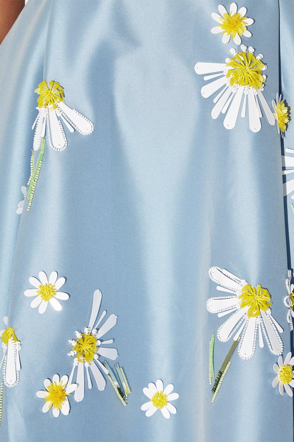 BERNADETTE-Monroe Embroidered Gown-