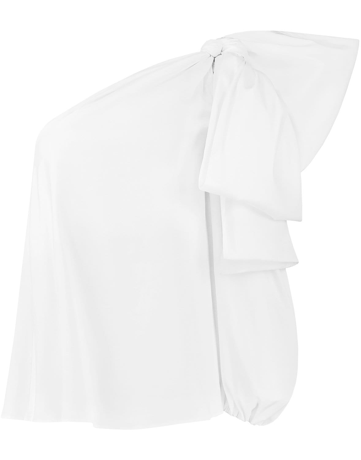 BERNADETTE-One Shoulder Tom Bow Top-