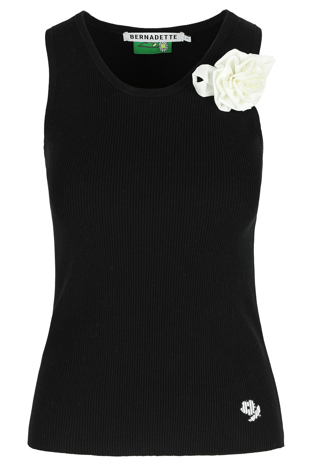 BERNADETTE-Marcel Top - Black Ivory-