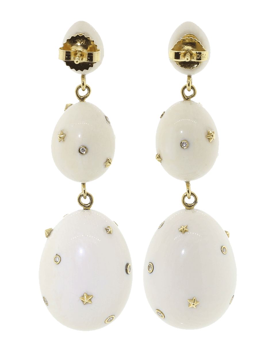 BIBI VAN DER VELDEN-Mammoth Earrings-YELLOW GOLD