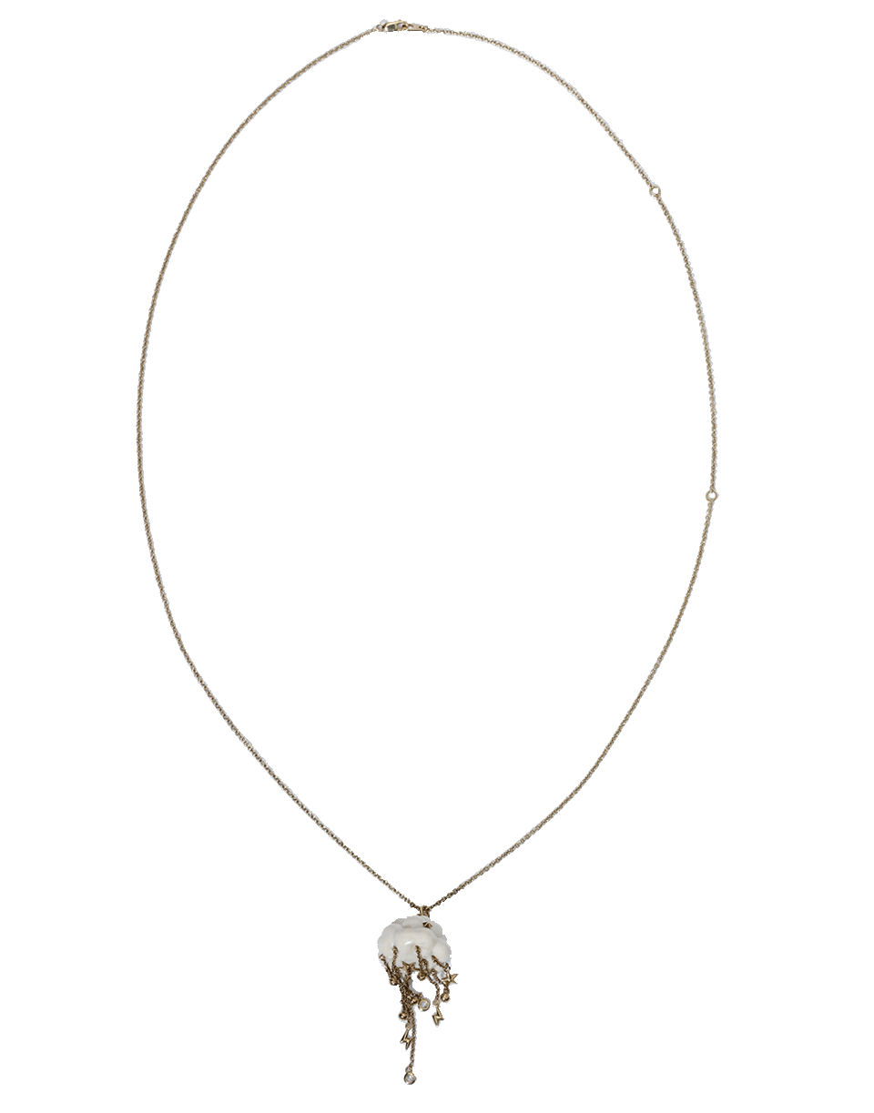 BIBI VAN DER VELDEN-Cloud Necklace-YELLOW GOLD