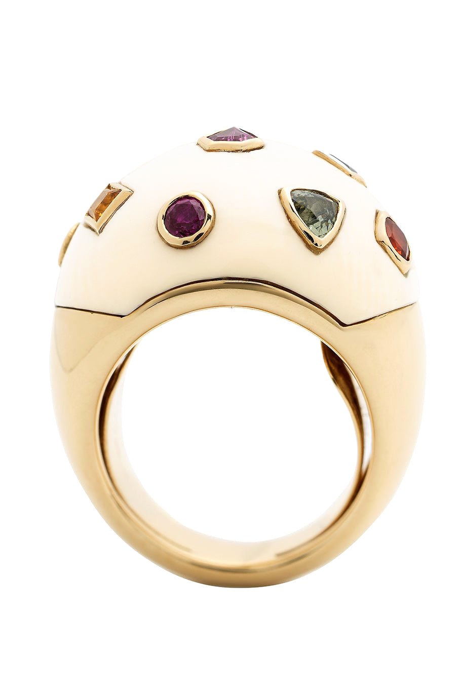 BIBI VAN DER VELDEN-Mammoth Pop Art Ring-YELLOW GOLD