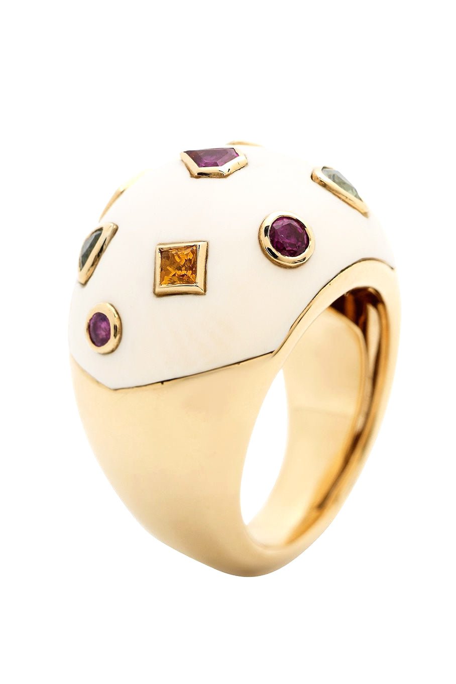 BIBI VAN DER VELDEN-Mammoth Pop Art Ring-YELLOW GOLD